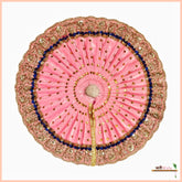 Shaneel Cutdana Lace Work Baby Pink Laddu Poshak